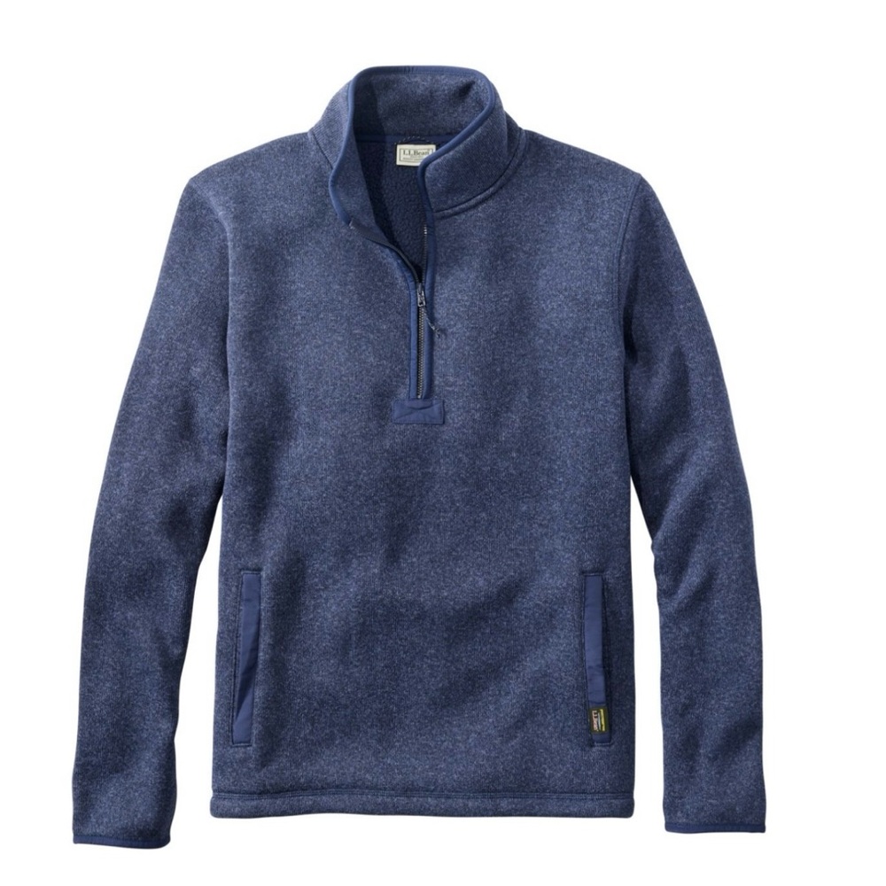 Men's LLBean's Sweater Fleece Half-Zip Pullover